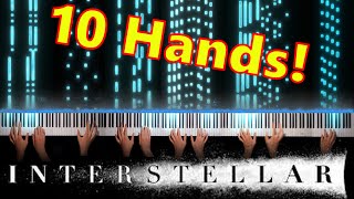 Interstellar Main Theme with 10 hands on the piano [upl. by Konrad]