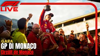 🔴 LIVE FORMULA 1 GP DI MONACO GARA  Circuit de Monaco  F1 2024 [upl. by Bravin]