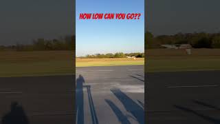 How low can you go Eflite viper 90 inverted on the deck [upl. by Nylahsoj]