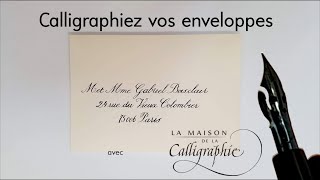 Calligraphiez vos enveloppes [upl. by Lonni]