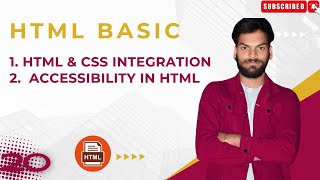 Lesson20  HTML amp CSS Integration  Accessibility in HTML  id class codewithsirohiya html css [upl. by Luemas]