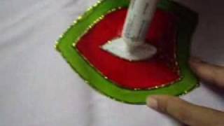 creative crafts part 4  Rangoli design with glass paints [upl. by Maury]