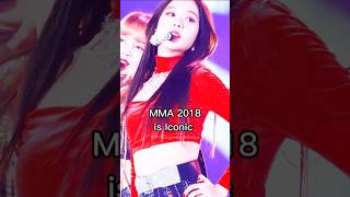 MMA 2020 vs MMA 2018 jisoo wonyoung blackpink ive shorts [upl. by Anaiq]