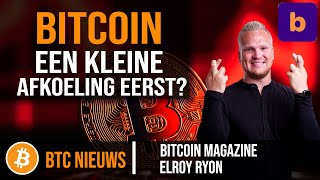 BTC Toch eerst een kleine afkoeling voor Bitcoin Dit moet je weten  Bitcoin nieuws [upl. by Ecnerat]