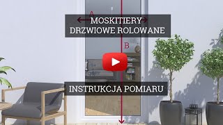 Moskitiera Drzwiowa Rolowana  Pomiar [upl. by Pirozzo]