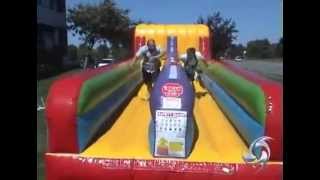 Wacky 2 Lane Bungee Run Race Inflatable [upl. by Jacki]