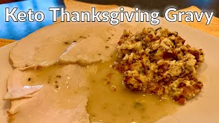 Keto Thanksgiving Gravy  Low Carb  less than 1g net carbsserving [upl. by Atirres]