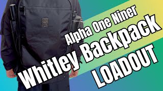 Alpha One Niner Whitley Backpack EDC LOADOUT [upl. by Mitzi853]