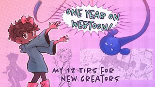 One Year on Webtoon My Experience and 12 Takeaways for New Creators Webcomic Tips [upl. by Nnylsia]