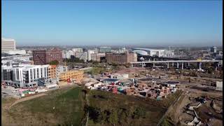 Downtown Omaha Nebraska Drone View omaha nebraska dronevideo [upl. by Inasah]