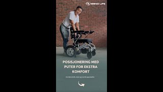 Slik sitter du godt i Eloflex👆 eloflex wheelchair [upl. by Echo798]