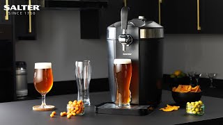 Salter  Instructional Video Salter Professional Beer Dispenser  Precarbonated Keg  Hints amp Tips [upl. by Adlen]