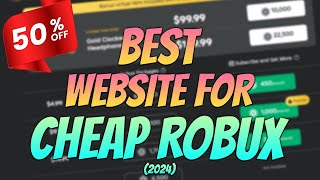 UPDATED How To Buy Cheap Robux 2024 [upl. by Ahseniuq]