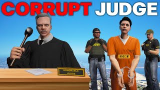 PUNISHING PLAYERS AS A CORRUPT JUDGE  GTA 5 RP [upl. by Neelrahc325]