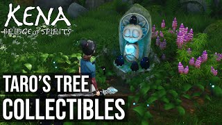 All Collectibles  Taros Tree Rot Rot Hats Shrines Meditation Spots  Kena Bridge of Spirits [upl. by Timms732]