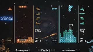 Tetris Effect Connected202411301714 Zone BATTLE rank match [upl. by Aiuqenehs]