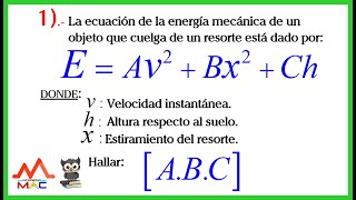 ANÁLISIS DIMENSIONAL  EJERCICIO 1  FÍSICA [upl. by Collimore828]