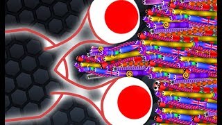 Slitherio  1 HACKER SNAKE VS 1000 SNAKES  EPIC SLITHERIO GAMEPLAY [upl. by Mcnamee]