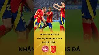 Soi kèo Đan Mạch vs Tây Ban Nha 02h45 16112024  Nations League  BLV Anh Khang Soi Kèo [upl. by Nilrev]