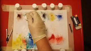 Brusho Paints Tutorial For Beginners with Artist Janette Oakman  How To Use Brusho Paints Part 1 [upl. by Christoforo]