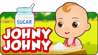 Johny Johny Yes Papa Jani Jani Yes Papa Papa Papa Johny Johny Rhymes Yes papa Johnny Song [upl. by Studner]