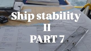 ship stability part 7 تعادل در کشتی دو پارت هفتم [upl. by Jahdol751]