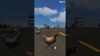 Terdaftar ada 30 korban ayam yang tertabrak mobil 🤣chickenroyale shorts [upl. by Hsakaa]