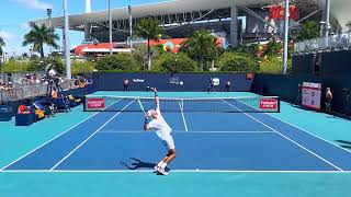 ストルフのスピンサーブ（スロー） Jan Lennard Struff Spin Serve Slow Motion [upl. by Aivul]