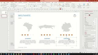 Weltkarte Powerpoint Design powerpoint speedart [upl. by Elsbeth119]