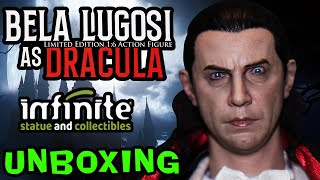 Bela Lugosi Dracula 16 Scale Figure Unboxing  Infinite Statue Deluxe Edition [upl. by Erdnassac]