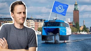 Har åkt med Stockholms FLYGANDE PENDELBÅT [upl. by Ylirama316]