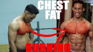 CHEST FAT BURING WORKOUT  How To Lose Chest Fat [upl. by Anyotal484]