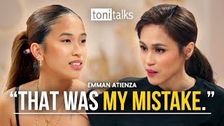 What Emman Atienza Learned From Her Viral Tiktok Post  Toni Talks [upl. by Arataj82]