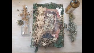 Herbcrafters Diary mixed media journal [upl. by Ecnaled]