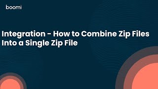 Integration  How to Combine Zip Files Into a Single Zip File [upl. by Oemac]