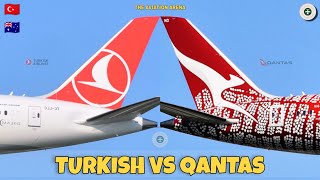 Turkish Airlines Vs Qantas Airways Comparison 2024 🇹🇷 Vs 🇦🇺 [upl. by Lilyan]