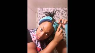 How To Faux Locs Over Natural Locs Or Dreadlocks [upl. by Hamian545]