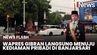 Momen Wapres Gibran Rakabuming Raka Pulang ke Solo dalam Kunjungan Perdana Setelah Dilantik [upl. by Anwahsat207]