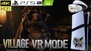 Resident Evil 8 Village VR mode  Spectral Super Resolution  PS5 PRO PSVR2 GamePlay Lake [upl. by Ellekcir]