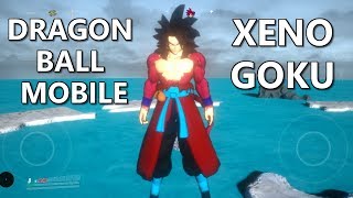 DRAGON BALL MOBILE GAME XENO GOKU ANDROID Dragon Ball Unreal Mobile Xeno Goku SSJ4 [upl. by Iduj424]