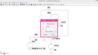 op amp circuit simulation example [upl. by Vilhelmina765]