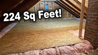 Reclaiming Attic Storage Space Over Thick Insulation [upl. by Ramraj]