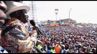 KALONZO NDIO NAWACHIA SIASA YANGU KENYAEMOTIONAL AS RAILA MAKES HIS LAST SPEECH [upl. by Bearce]