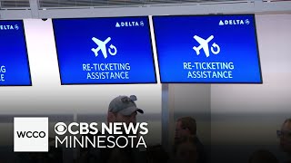 Chaos continues at MSP as travelers see delays cancelations with flights [upl. by Jurgen]