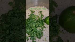 Easy CilantroLime Rice easyrecipe rice budgetmeals shortvideo food fyp foodie [upl. by Coreen]