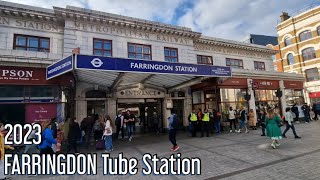 FARRINGDON Tube Station 2023 [upl. by Airreis]