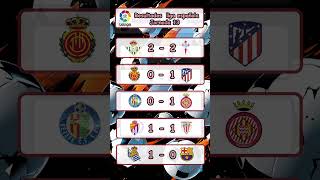 Resultado de los partidos de la liga española y premier league del día 10 de noviembre futbol [upl. by Tami]