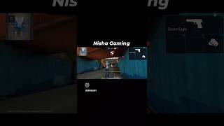 Nisha Gaming freefire video explore short shortvideo tredding with hadshoot Deserteagle [upl. by Euqinim]