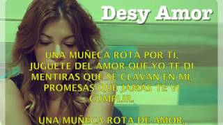 Karaoke Muñeca Rota Desy Amor [upl. by Bruno]