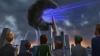 Megamind final fight scene in hindi megamind vs titan [upl. by Rosenwald926]